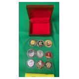 COMMEMORATIVE CHALLENGE COINS (9 COUNT)