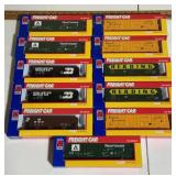 HO SCALE FREIGHT CAR COLLECTION IN ORIGINAL BOXES