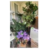 LARGE LOT OF GREENERY/TREES/ FAUX FLOWERS/FLOOR LA