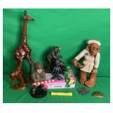 ASSORTED DECOR & FIGURINE LOT