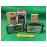 UNIDEN HOMEPATROL 1 SCANNER & VNTG PORTABLE RADIOS