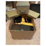 VINTAGE KODAK SLIDE STORAGE LOT & VINTAGE BOX