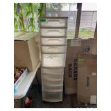 2 -5 DRAWER ORGANIZING BINS WITH SLIDE OUT DRAWERS