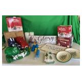 LARGE LOT OF CHRISTMAS INFLATABLES & MORE