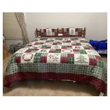 CHRISTMAS QUILT/SHAMS-KING