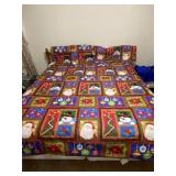 CHRISTMAS QUILT/SHAMS-KING