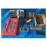 TOOLS, DRILL BITS & WORKSHOP ACCESSORIES LOT