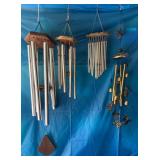 WIND CHIMES & GARDEN DECOR LOT