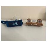 JBL BLUETOOTH SPEAKER & VINTAGE STYLE TUBE SPEAKER