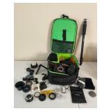 PADDED BACKPACK W/ CANNON & MORE
