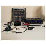 AUDIO EQUIPMENT BUNDLE ( 6 CHANNEL AUDIO MIXER)