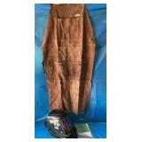 WELDING HELMET & LEATHER APRON LOT