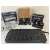 MINI AUDIO AMPLIFIER & POWER STRIP