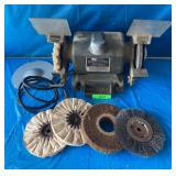 VINTAGE SEARS CRAFTSMAN 1/4 HP BENCH GRINDER