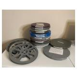 VINTAGE 16MM FILM REELS , CANISTERS & MOVIES