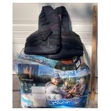 INTEX EXCURSION 4 INFLATABLE BOAT PACKAGE WITH LIF