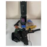 ASSORTED TOY / AIRSOFT STYLE PISTOLS, DUAL HOLSTER