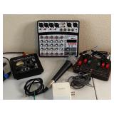 AUDIO RECORDING & PODCAST EQUIPMENT LOT