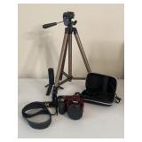 NIKON COOLPIX L110 DIGITAL CAMERA W/ TRIPOD & ACCE