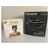 VR HEADSET LOT ' VUZIX IWEAR VIDEO HEADPHONES