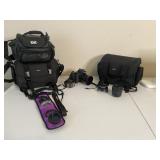 CANON EOS REBEL T3I DSLR CAMERA W/ LENSES, 3 CAMER