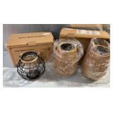SOLAR WALL LANTERNS (NIB)
