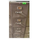 HON 4-DRAWER METAL FILE CABINET
