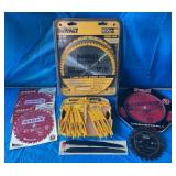 DEWALT, DIABLO & FREUD SAW BLADE ASSORTMENT