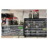 HARDWARE ORGANIZER CABINETS & PARTS LOT