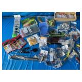 FISHING TACKLE, LURES & ACCESSORIES LOT