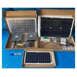 SOLAR PANEL & ACCESSORY LOT