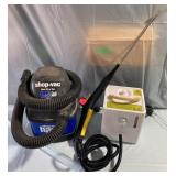 STEAM CLEANER & SHOP VAC LOT