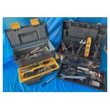 STANLEY TOOLBOXES & ASSORTED HAND TOOLS LOT