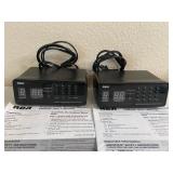 RCA PROGRAMMABLE ANTENNA ROTATOR CONTROL UNIT PAIR