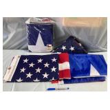 4 U.S. FLAGS