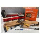 CARPET INSTALLATION, SCRAPING & UTILITY TOOLS LOT