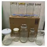 MIXED MASON/CANNING JAR LOT