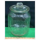 VNTG PLANTERS PEANUT JAR W/ LID