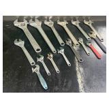 ADJUSTABLE WRENCHES - ASSORTED SIZES