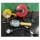 CRAFTSMAN CORD REEL , RV POWER ADAPTER & LIGHTS