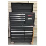 TORIN ROLLING TOOL CABINET W/ TOP HUTCH