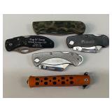 5 LOCK BLADE KNIVES & CUTTERS