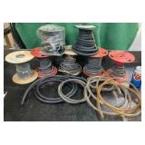 ASSORTED RUBBER HOSE. AIR LINE & TUBING