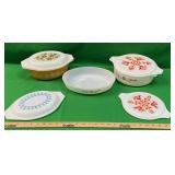 VNTG CORNING WARE & PYREX CASSEROLE DISHES