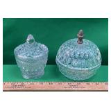 VINTAGE CUT GLASS SERVING & CANDY DISH COLLECTION