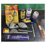 CHALK LINE & MEASURING TOOLS