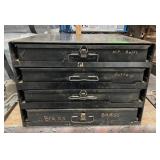 4 DRAWER PARTS ORGANIZER & ALL CONTENTS