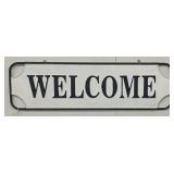 METAL WELCOME SIGN