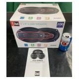 DUAL 4-WAY CAR SPEAKERS