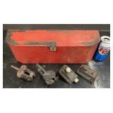 VNTG TRACTOR TOOL BOX & HARDWARE